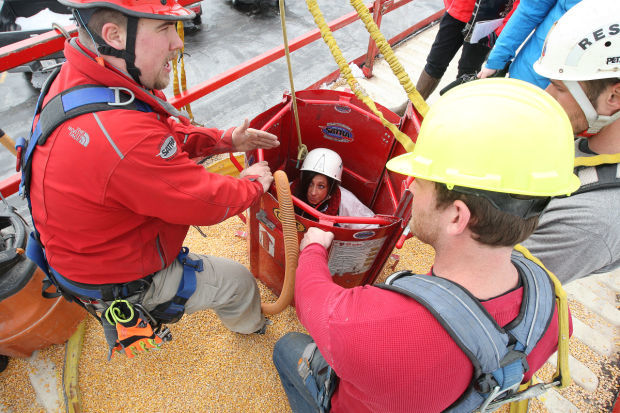 Grain Bin Rescue Training 4 2.26.15.jpg